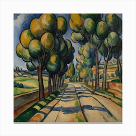 The Bend In The Road, Paul Cézanne 17 Canvas Print
