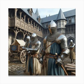 Medieval Knights 2 Canvas Print