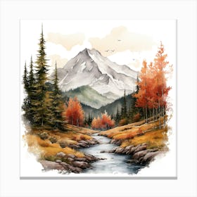 Autumn Mountains Canvas Print