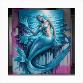 Mermaid 4 Canvas Print