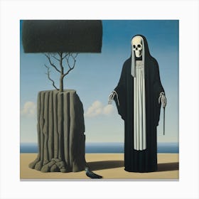 Santa Muerte 10 Canvas Print