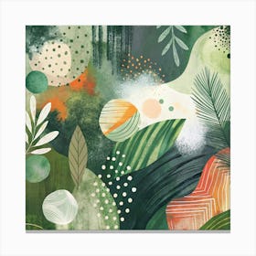 Green Leaves Canvas Print