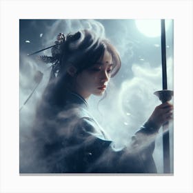 Female moonlight knight 2 Canvas Print