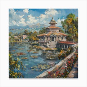 Tibetan Temple Canvas Print