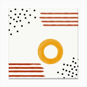 Dotted Art Canvas Print