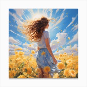 Dandelions Canvas Print