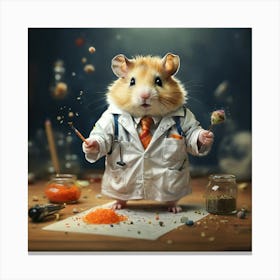 Doctor Hamster 2 Canvas Print