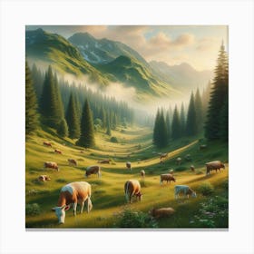 Alpine Landscape 2 Canvas Print