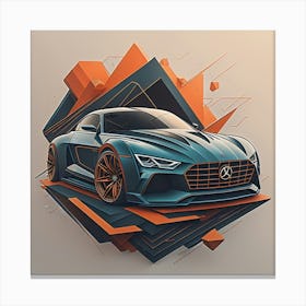 Mercedes Gt Canvas Print