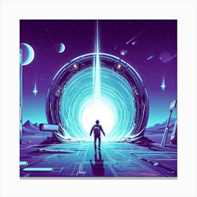 Futuristic Space 2 Canvas Print