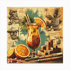 Hawaiian Cocktail Canvas Print