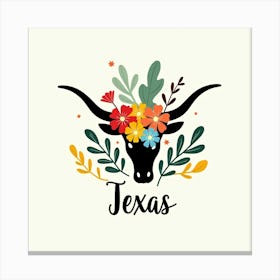 Texas Longhorn Canvas Print