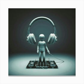 Dj man 2 Canvas Print