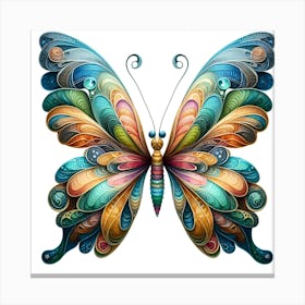 Colorful Butterfly Canvas Print