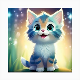 Cute Kitten 4 Canvas Print