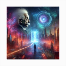 Albert Einstein 14 Canvas Print