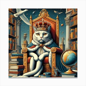 King Cat 2 Canvas Print