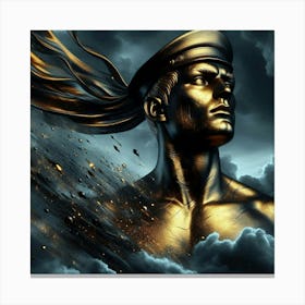 Golden Sailor Canvas Print