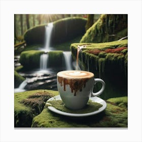 Coffee In The Forest 14 Canvas Print