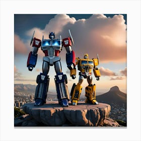 Transformers Prime 5 Canvas Print