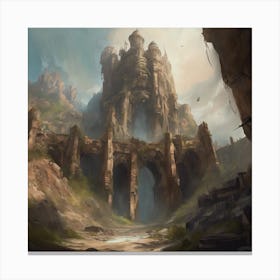 Fantasy Castle 91 Canvas Print