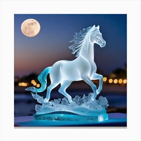 Ice Horse 1 Canvas Print