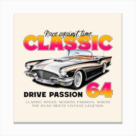 Drive Passion - car, bumper, funny, meme Canvas Print