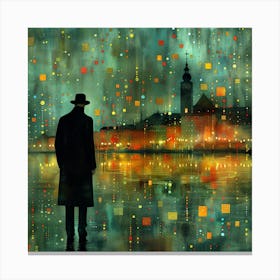 Night In The City Canvas Print