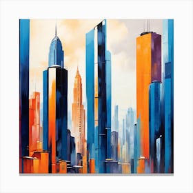 Cityscape 16 Canvas Print