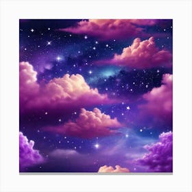 Purple Clouds In The Sky 1 Canvas Print