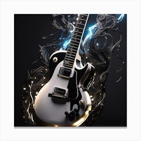 Electric Guitar Canvas Print