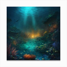 Under The Sea Canvas Print