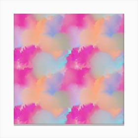 Abstract Watercolor Seamless Pattern Canvas Print