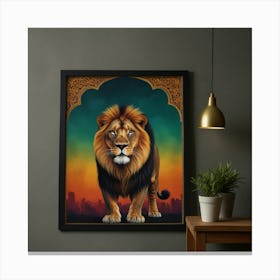 Lion Beautiful Canvas Print