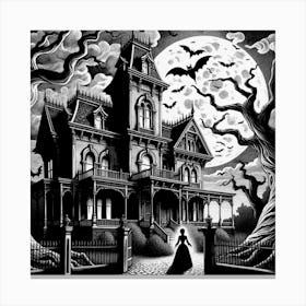 Haunted House Canvas Print