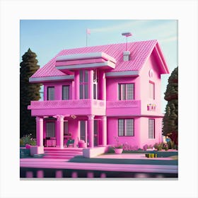 Barbie Dream House (806) Canvas Print