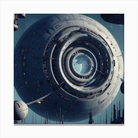 Futuristic Spaceship 10 Canvas Print