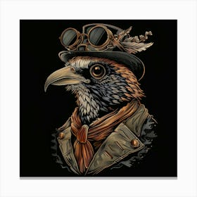 Steampunk Bird 15 Canvas Print