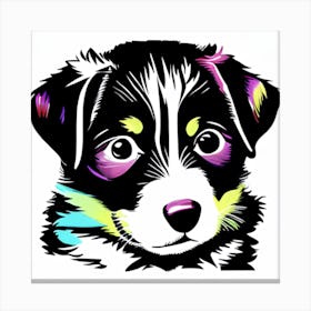 Australian Shepherd Puppy Canvas Print