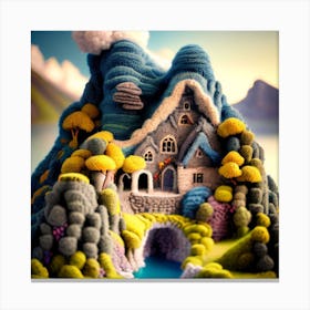 House In The Mountains 2 Canvas Print
