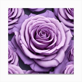 Purple Roses 32 Canvas Print