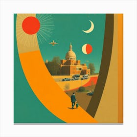 City In The Sky 1 Canvas Print