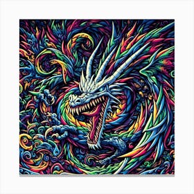 Colorful Dragon 1 Canvas Print