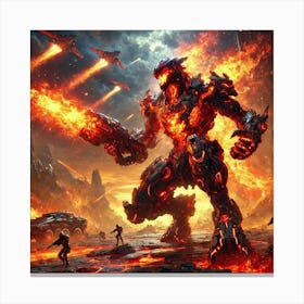 Yangfirewolf Infernoblast Canvas Print