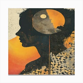 Woman'S Head 2 Canvas Print