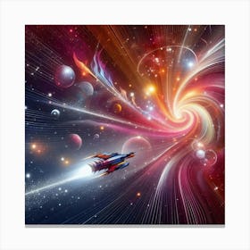 Space Galaxy Canvas Print