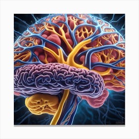 Human Brain 54 Canvas Print