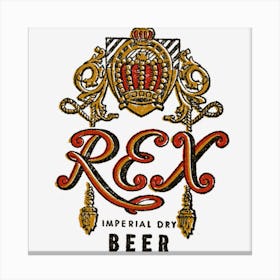 Rex Beer Canvas Print