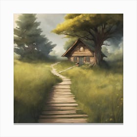 Small House Canvas Print