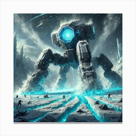 Glacial Slam Canvas Print